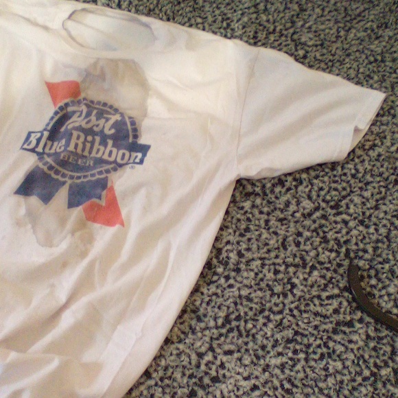 Men's Pabst Ribbon T Shirt - Picture 4 of 5